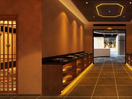 溫泉酒店小吃自助區